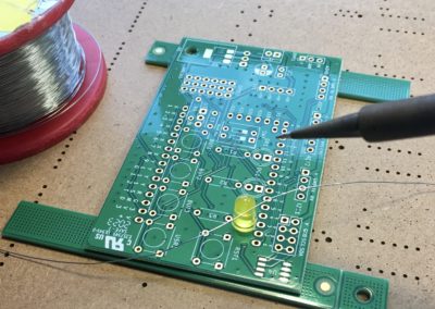 Soldering is cool. Returning to standard process.
