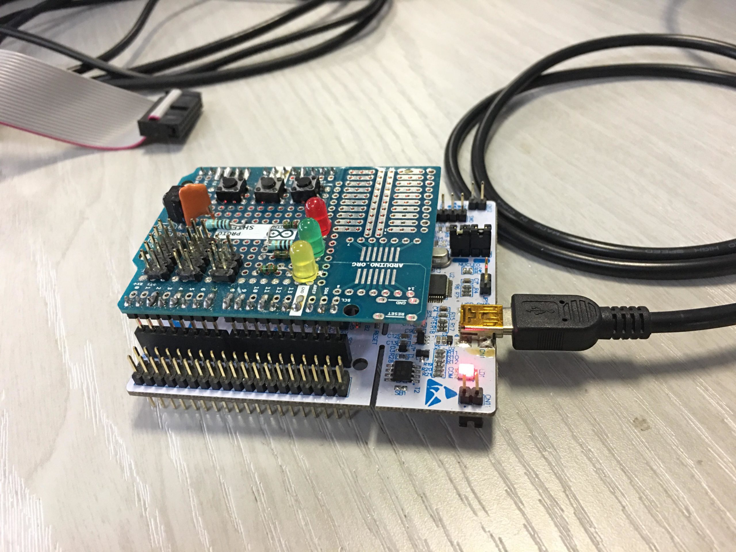 Hyperpanel OS - STM32-Nucleo prototype