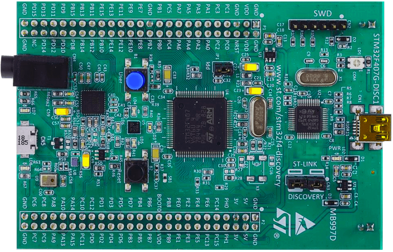 board STM32F407G-DISC1